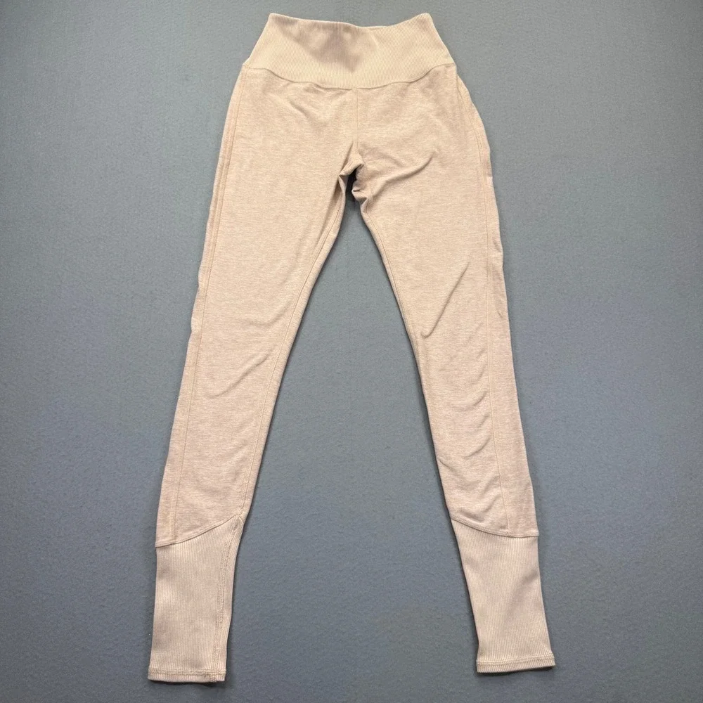 Alo Yoga Womens High Waist Alosoft Coast Leggings Nectar Heather Pink Small‎